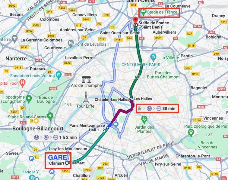 2 Pieces Lumineux Aux Portes De Paris Clamart ภายนอก รูปภาพ